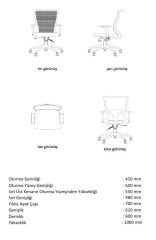 Goldsit Quatro 100T Çalışma Koltuğu