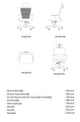 Quatro 000PA Çalışma Koltuğu
