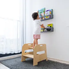 Montessori Çocuk ve Bebek Basamak Tabure