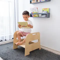 Montessori Çocuk ve Bebek Basamak Tabure