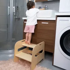 Montessori Çocuk ve Bebek Basamak Tabure