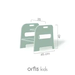 Montessori Çocuk ve Bebek Basamak Tabure