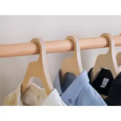 Montessori Doğal Ahşap Aynalı Çocuk Dolabı