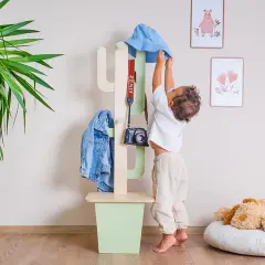 Montessori Kaktüs Askılık