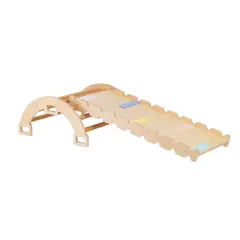 Montessori Küçük Pikler Halkası ve Rampa İkili Set