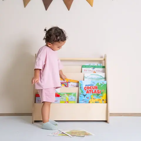 Montessori Taşınabilir Kitaplık