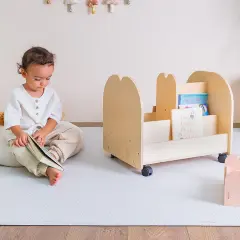 Montessori Tekerlekli Kitaplık