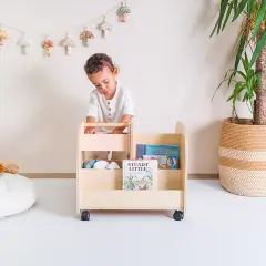 Montessori Tekerlekli Kitaplık
