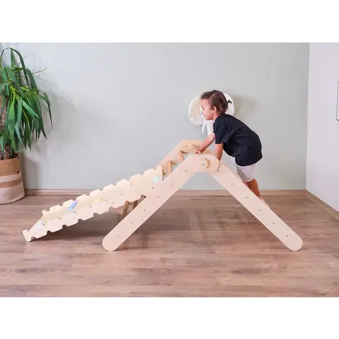 Montessori Tırmanma Merdiveni ve Rampa İkili Set