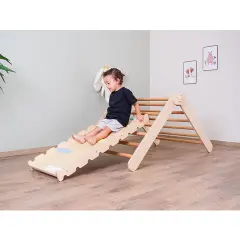 Montessori Tırmanma Merdiveni ve Rampa İkili Set