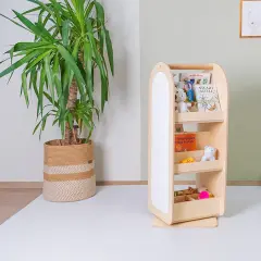 Montessori Yazı Tahtalı Döner Kitaplık - h90cm
