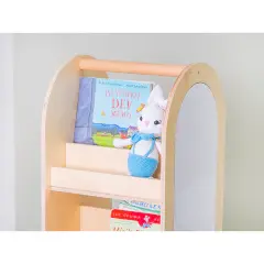 Montessori Yazı Tahtalı Döner Kitaplık - h90cm