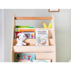 Montessori Yazı Tahtalı Döner Kitaplık - h113 cm